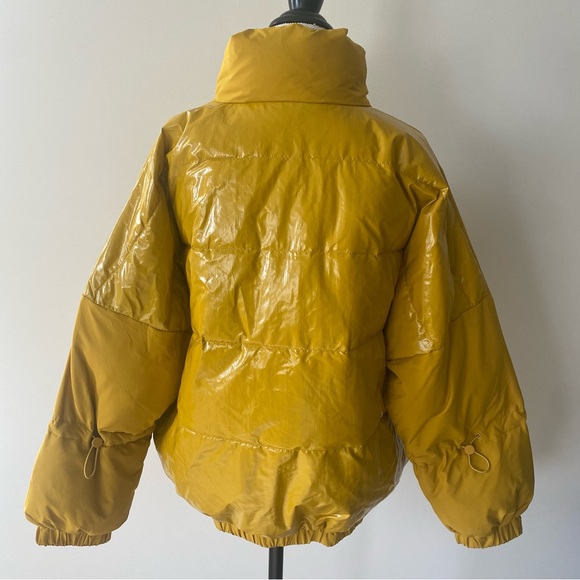 CAbi Acid Yellow Puffer Jacket - Picture 3 of 10